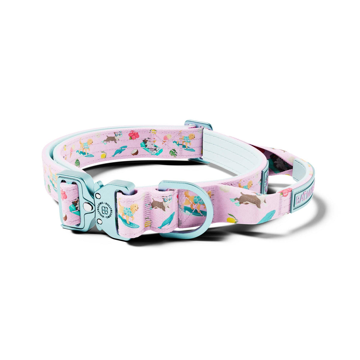 MOXEN 漠尋 犬用項圈商品照-2.5 Lighter Collar|輕量項圈-BalmyBillows Pink#顏色_BalmyBillows Pink