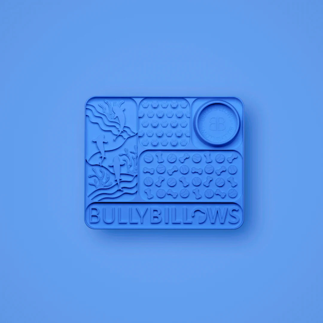 MOXEN 漠尋 犬用裝備商品照-Licking Munch Mat®|舒緩舔食墊-藍#顏色_藍