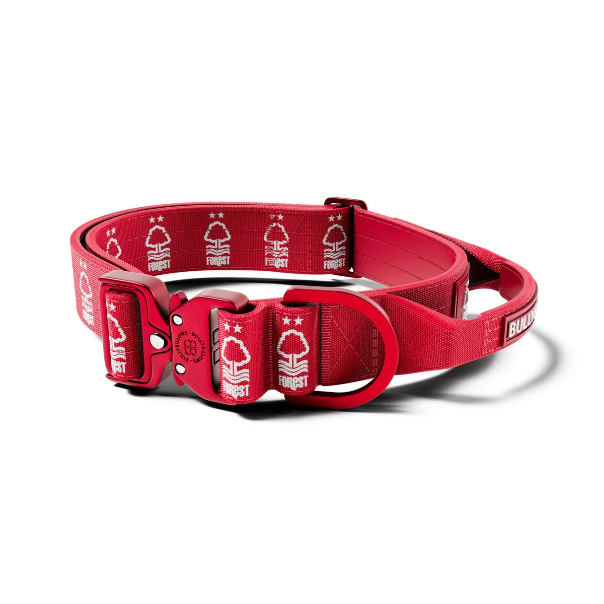 MOXEN 漠尋 犬用項圈商品照-4cm LIGHTER COLLAR|輕量項圈-Nottingham Forest 紅韻限定#顏色_紅韻