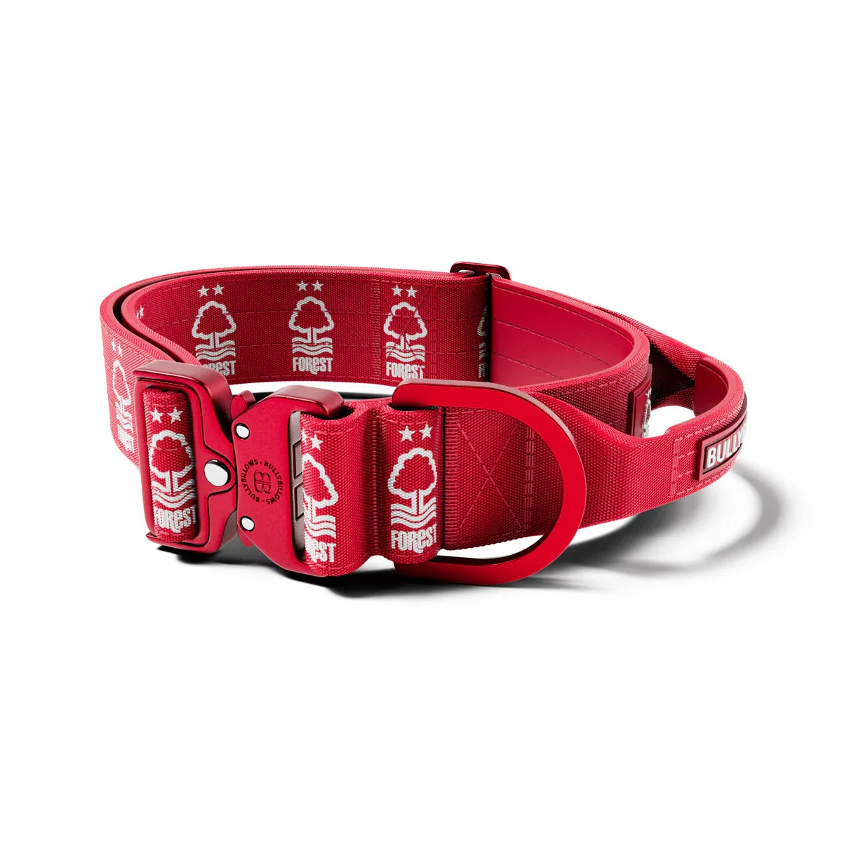 MOXEN 漠尋 犬用項圈商品照-5cm LIGHTER COLLAR|輕量項圈-Nottingham Forest 紅韻限定#顏色_紅韻