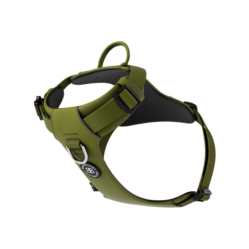 MOXEN 漠尋 犬用胸背商品照-Air Mesh Harness|羽量氣學胸背-橄欖綠#顏色_橄欖綠
