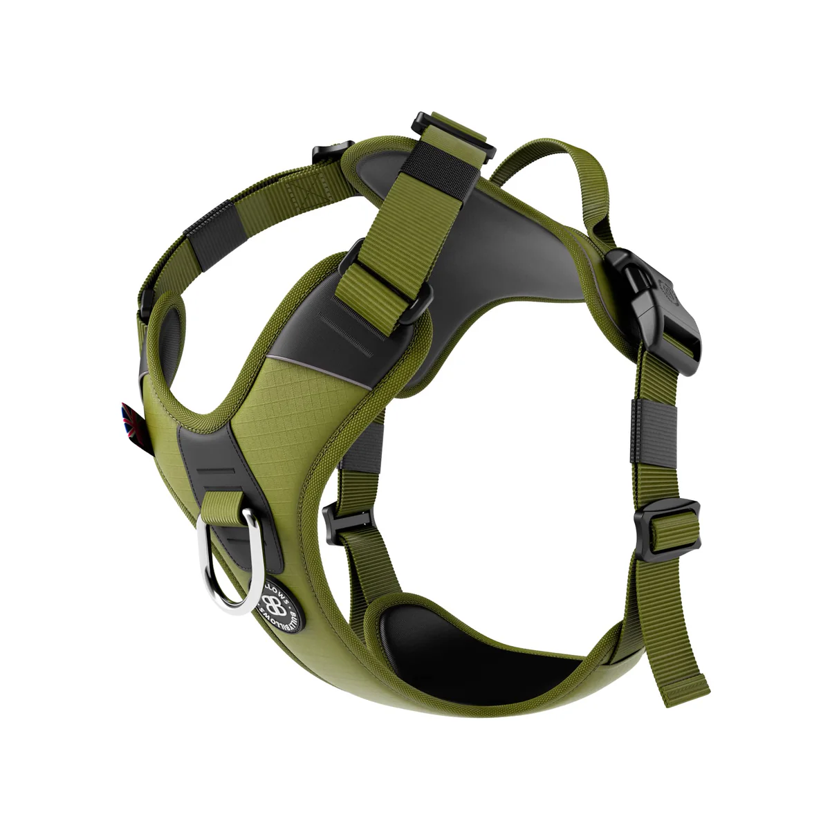 MOXEN 漠尋 犬用胸背商品照-Hurricane Harness|颶風胸背-橄欖綠#顏色_橄欖綠