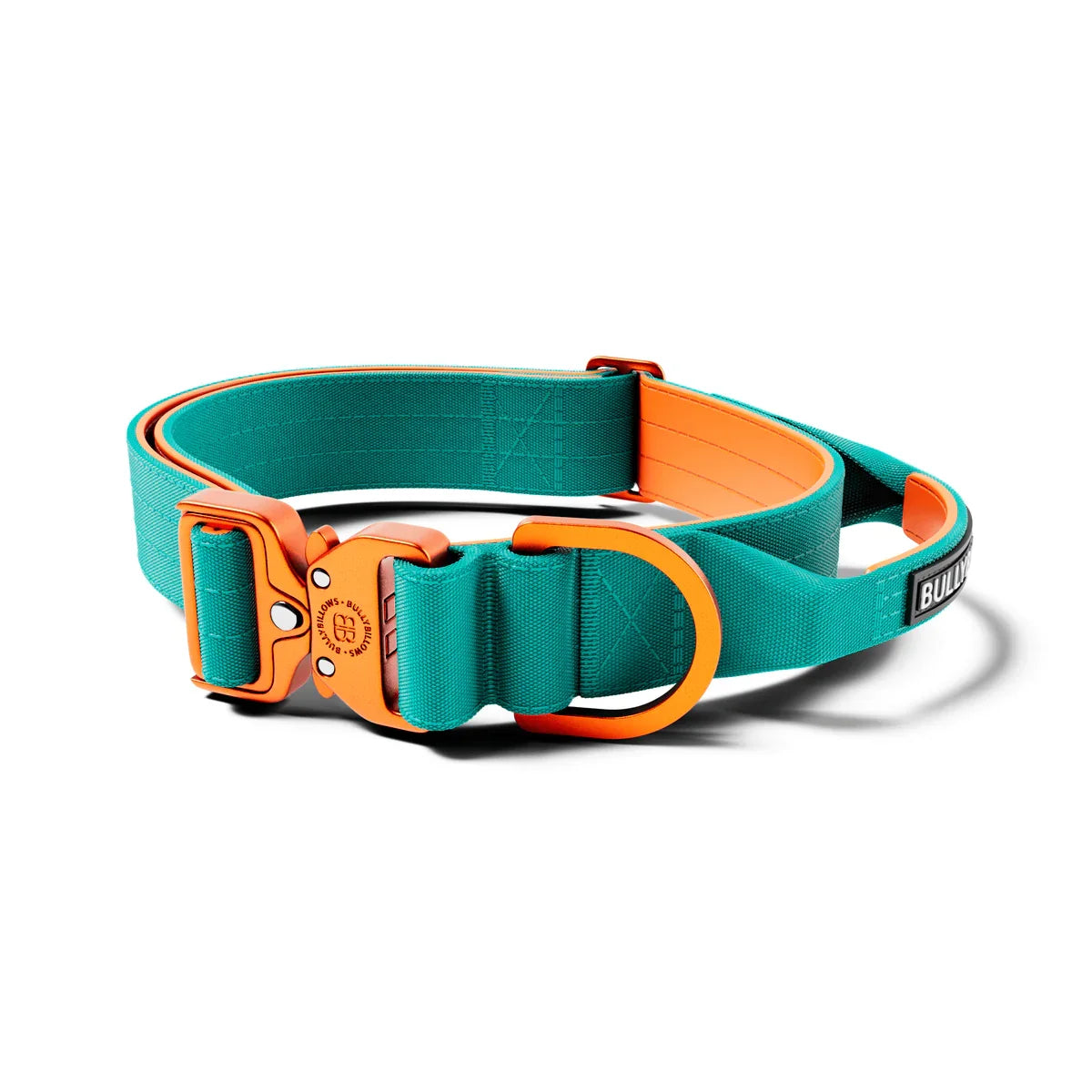 MOXEN 漠尋 犬用項圈商品照-4cm LIGHTER COLLAR|輕量項圈-綠&橘#顏色_綠&橘