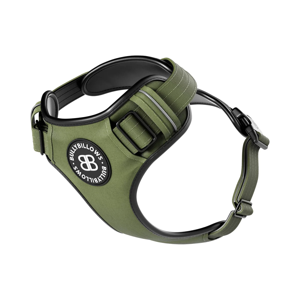 MOXEN 漠尋 犬用胸背商品照-Comfort Harness|舒適胸背-軍綠#顏色_軍綠