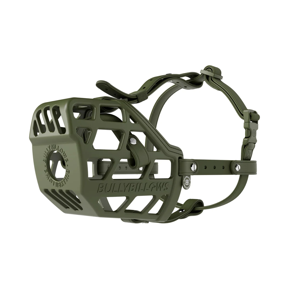 MOXEN 漠尋 犬用裝備商品照-Premium Muzzles V2|防護口罩-軍綠#顏色_軍綠
