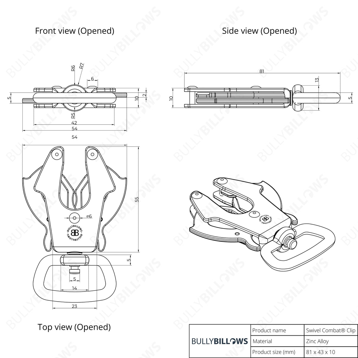 1.4m Multi Lead|多段牽繩-橄欖綠