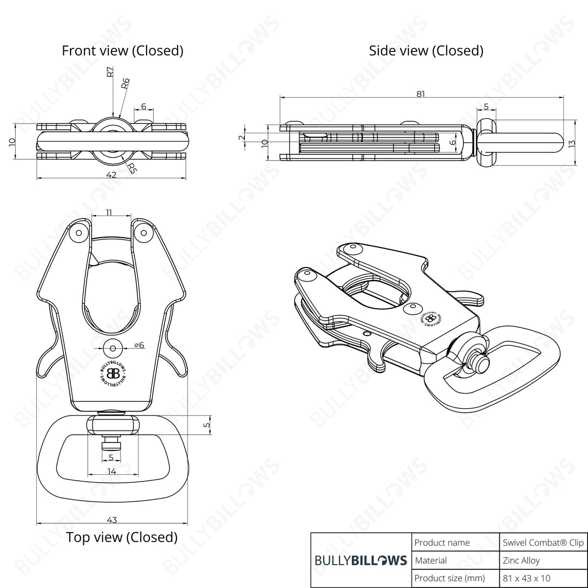 1.4m Multi Lead|多段牽繩-橄欖綠