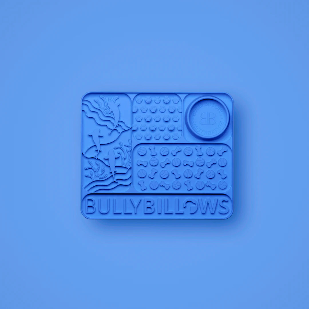 Licking Munch Mat®｜舒緩舔食墊－藍