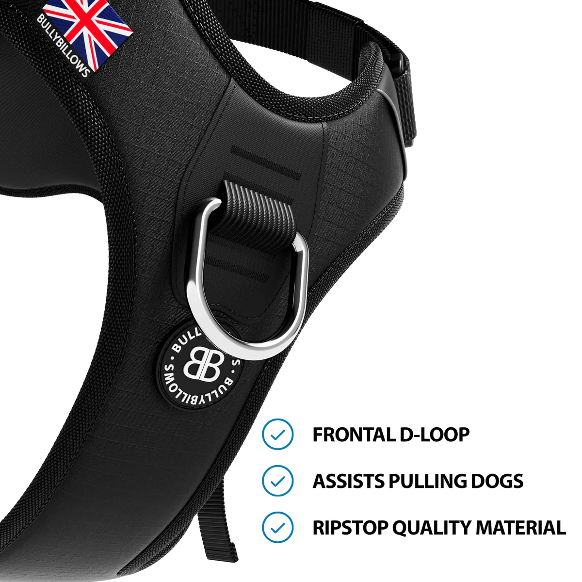 Hurricane Harness｜颶風胸背－灰