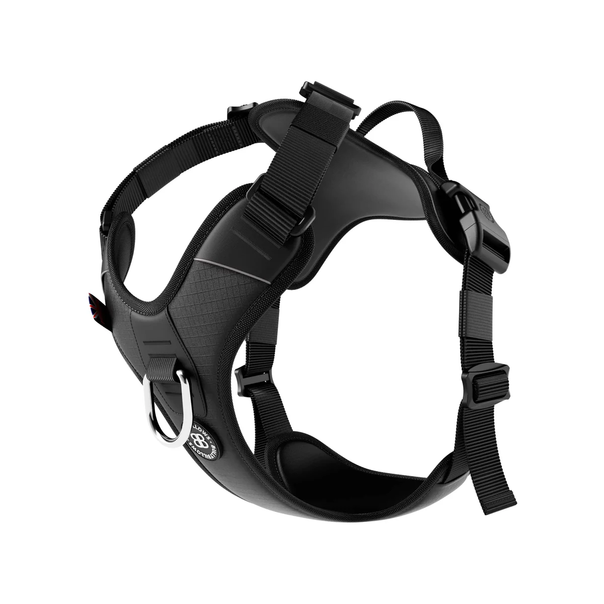 MOXEN 漠尋 犬用胸背商品照－Hurricane Harness｜颶風胸背－黑#顏色_黑