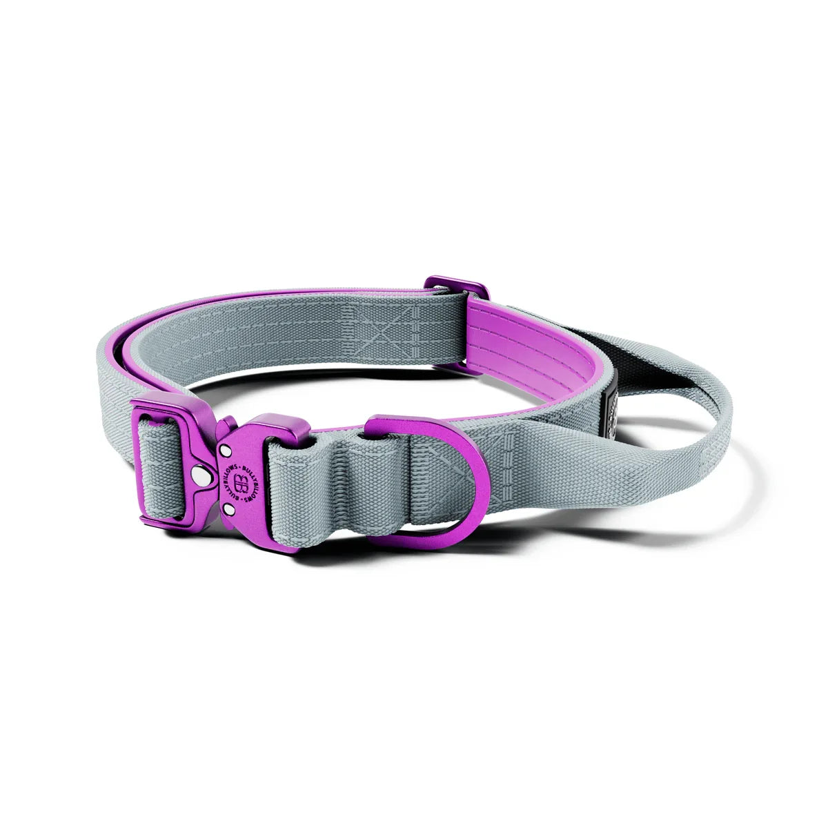 MOXEN 漠尋 犬用項圈商品照－2.5 Lighter Collar｜輕量項圈－灰&紫#顏色_灰&紫