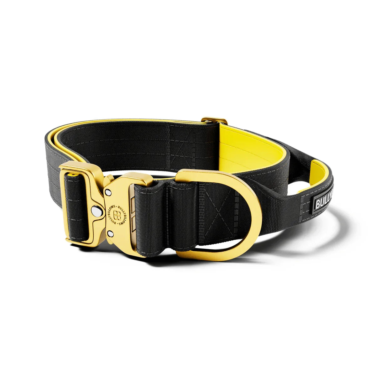 MOXEN 漠尋 犬用項圈商品照－5cm LIGHTER COLLAR｜輕量項圈－黑&金#顏色_黑&金