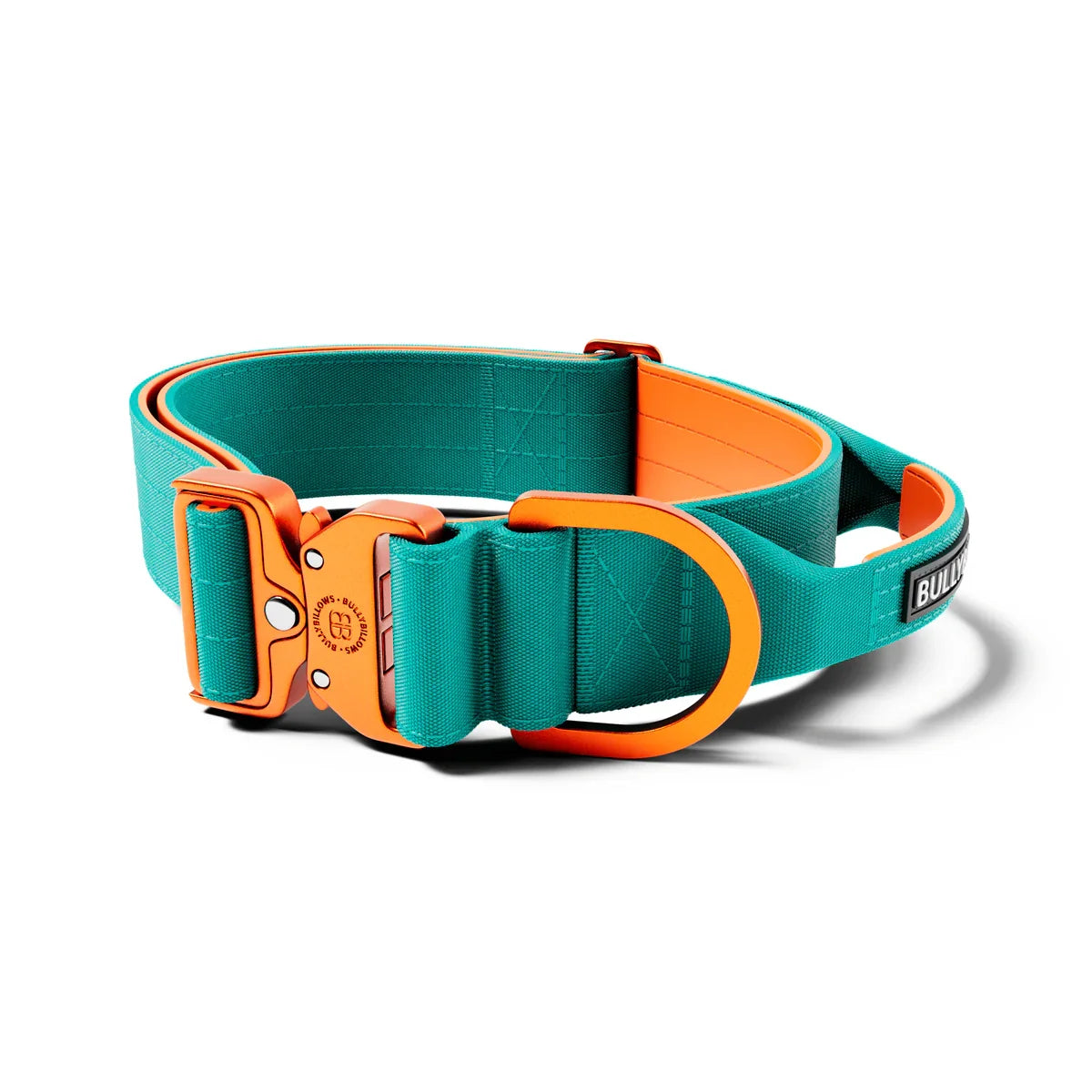 MOXEN 漠尋 犬用項圈商品照－5cm LIGHTER COLLAR｜輕量項圈－綠&橘#顏色_綠&橘