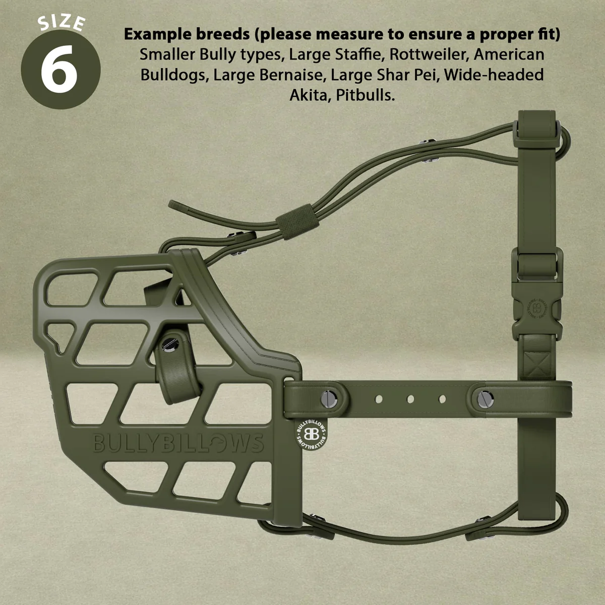 Premium Muzzles V2｜防護口罩－軍綠
