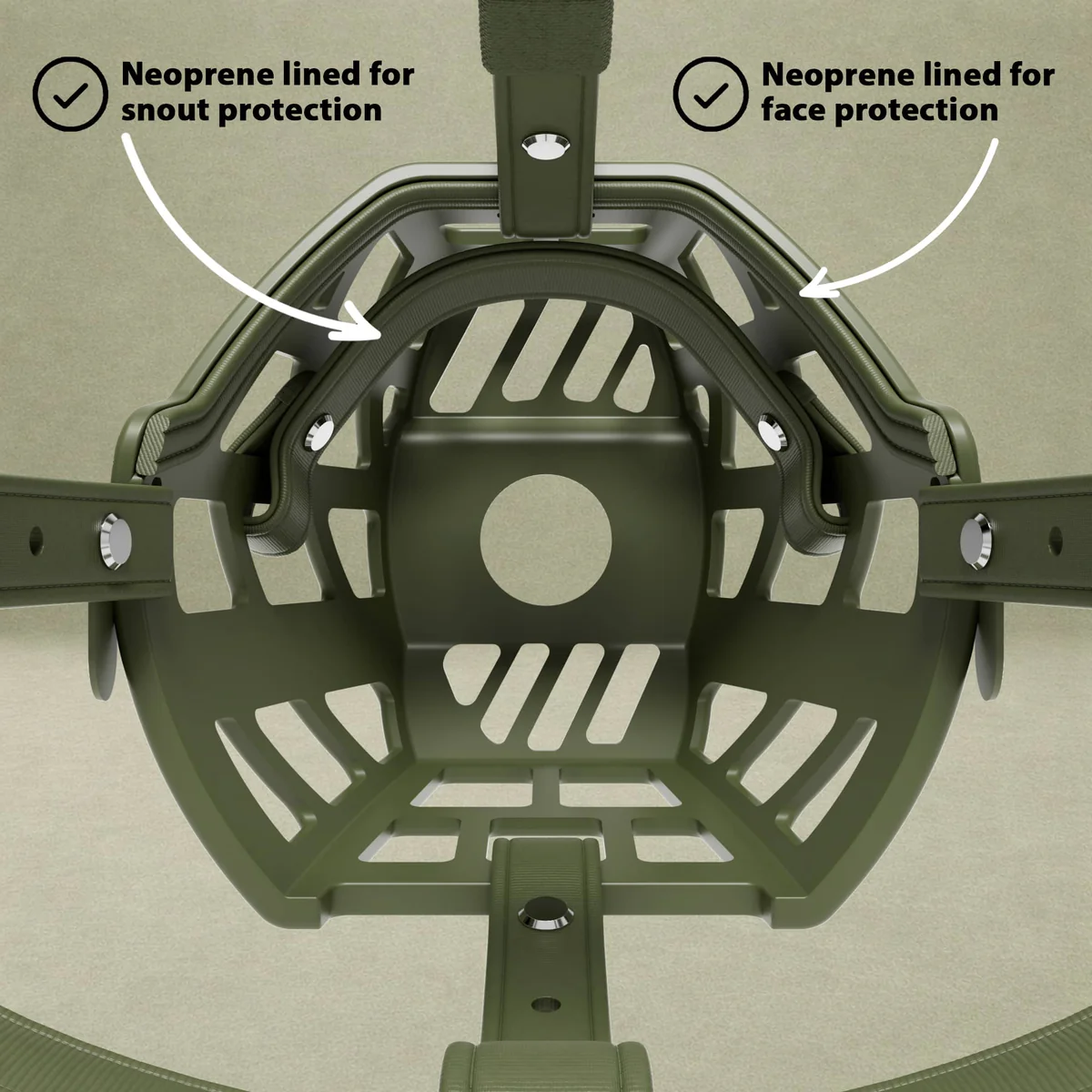 Premium Muzzles V2｜防護口罩－軍綠