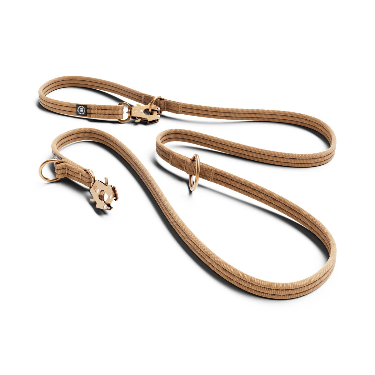 MOXEN 漠尋 犬用牽繩商品照－2m Versatile Lead｜多功能牽繩 V2（鋁合金）－沙漠#顏色_沙漠