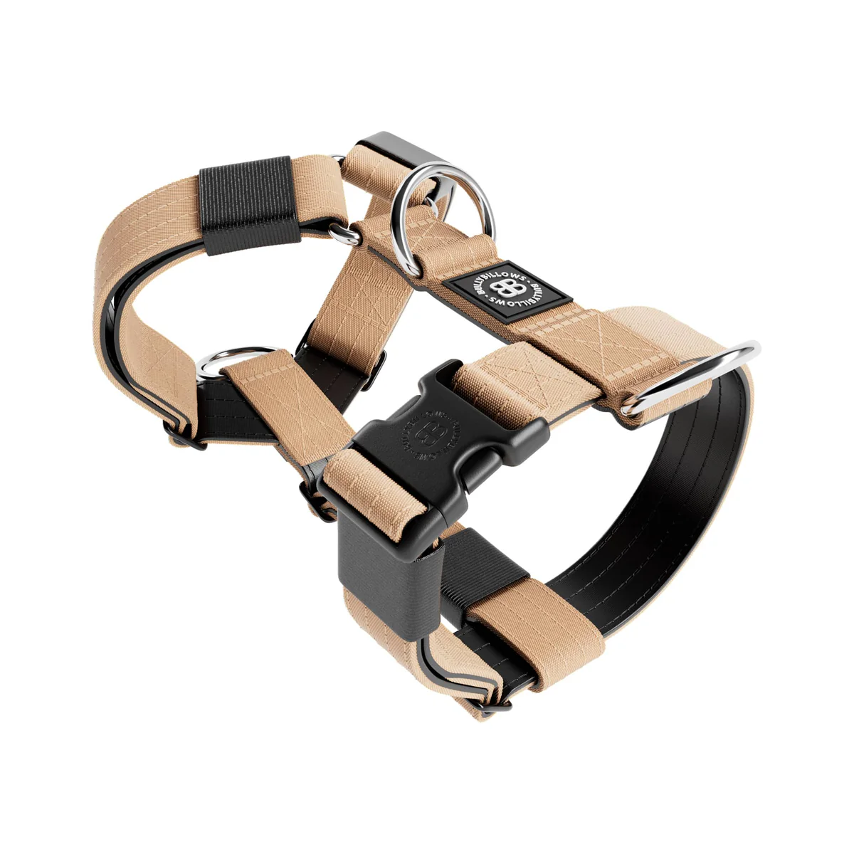 MOXEN 漠尋 犬用胸背商品照－TRI-Harness®｜H型防暴衝胸背－沙漠#顏色_沙漠