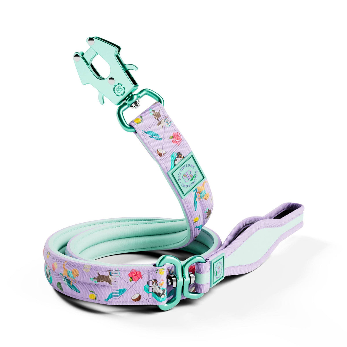 MOXEN 漠尋 犬用牽繩商品照－1.2m LIGHTER Lead｜輕量牽繩－BalmyBillows Purple#顏色_BalmyBillows Purple